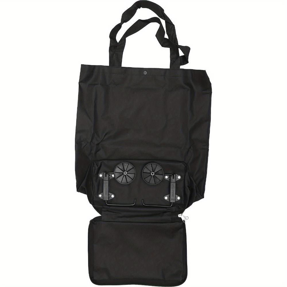 Foldable Rolling Shopping Bag with Wheels, Large Capacity Reusable Trolley Tote, Lightweight Space-Saving for Groceries, Laundry & Travel Foldable Rolling Shopping Bag with Wheels, Large Capacity Reusable Trolley Tote, Lightweight Space-Saving for Groceries, Laundry & Travel