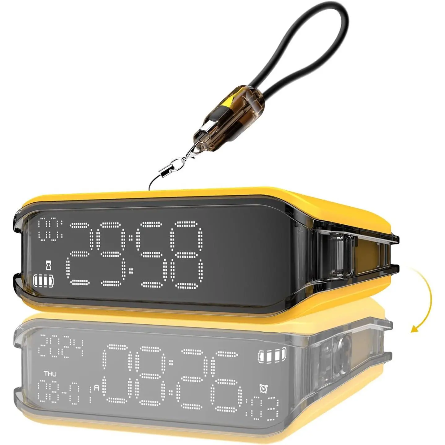 Pomodoro Timer Clock, Desk Timer for Productivity