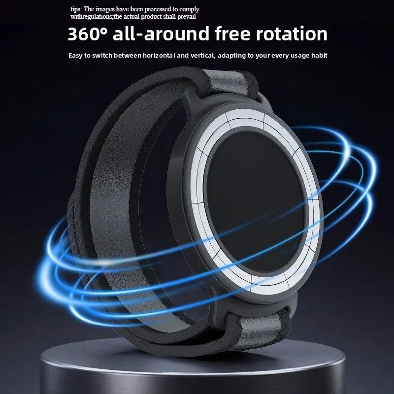Strong Magnetic Wristband Phone Holder, Universal Magnetic Bracelet Strap Compatible With All Magnetic Smartphones, Hands-Free Anti-Drop Wrist Strap for Sports Running Workout