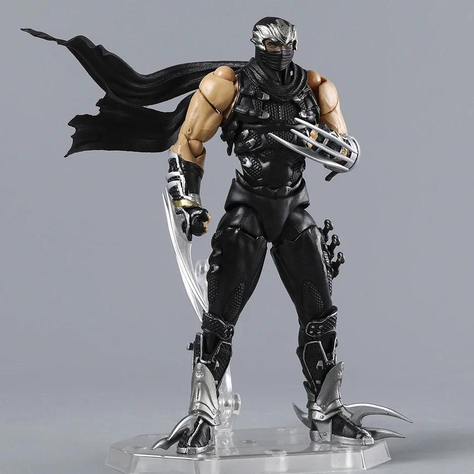 Revoltech Yamaguchi Ninja Gaiden Ryu Hayabusa 1/12 Scale Articulated Action Figure With Bonus Collectible Model For Game Fans