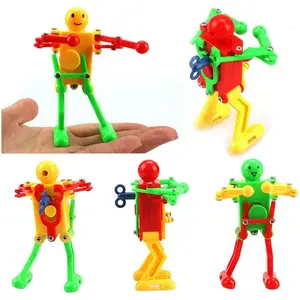 5 Pcs Funny Spring Wind-up Dancing Walking Robot Toy for Kids, Robot Playset for Kids Role Playing, Robots Theme Party Activityfidget toys