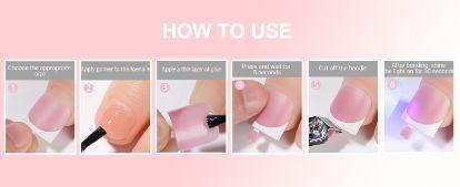 150Pcs French Press On Toenails - Short Square Round Shape, 15 Sizes Baby Pink Full Cover Fake Toe Nail Tips for Women