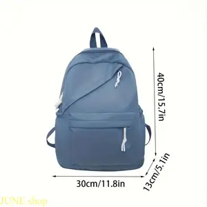 Women’s Solid Color Large Capacity Sports Gym Backpack, Multiway Carry Shoulder Bag Available In Multiple Color Options, Practical Storage Accessory For Daily Commuting Fitness Training Short Trips And Casual Outdoor Activity Item Arrangement