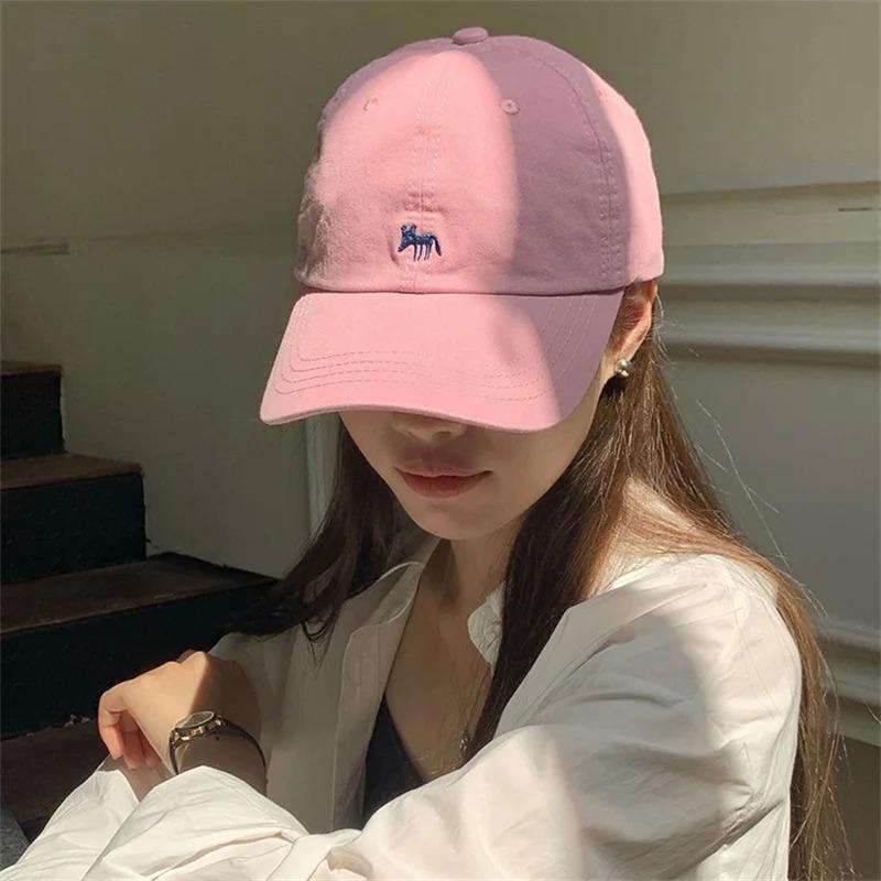 Fashion Cartoon Fox Embroidery Baseball Caps Men Women Snapback Hip Hop Hat Summer Breathable Sun Gorras Unisex Streetwear Bone