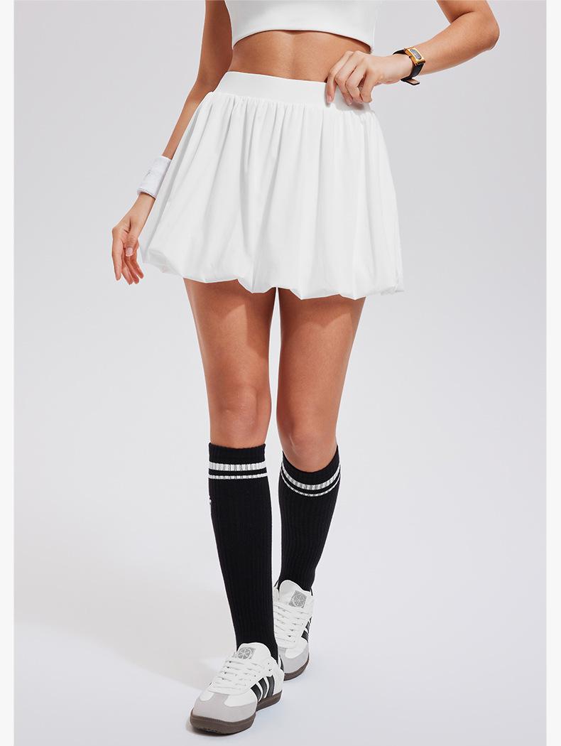 Flowy Bubble Skirt for Women High Waist Cute A-Line Mini Skirt Y2K Casual Party Skort