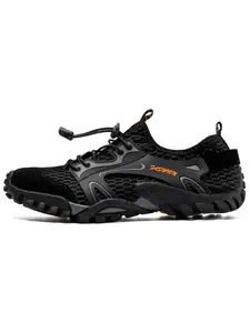 Unisex Retro Quick-Dry Hiking Shoes, Mesh Fabric Breathable Anti-Slip Water-Resistant, Outdoor Running, River Exploration, Beach Walking