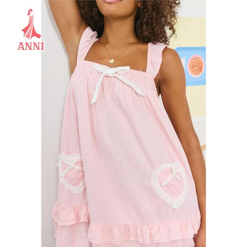 Women's Ruffle Strap Mini Dress Sleeveless Square Neck Bow Front Flowy Dress Summer Babydoll Dress Women's Ruffle Strap Mini Dress Sleeveless Square Neck Bow Front Flowy Dress Summer Babydoll Dress