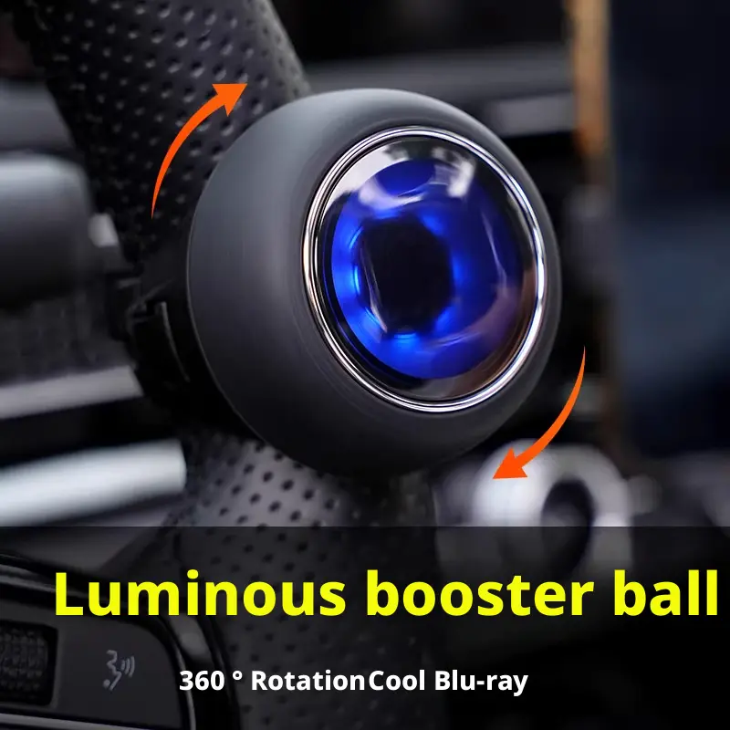 Car Steering Wheel Booster Ball Universal Saving Turning Spinner Knob Bearing Power Handle Holder Kit Car Accessories