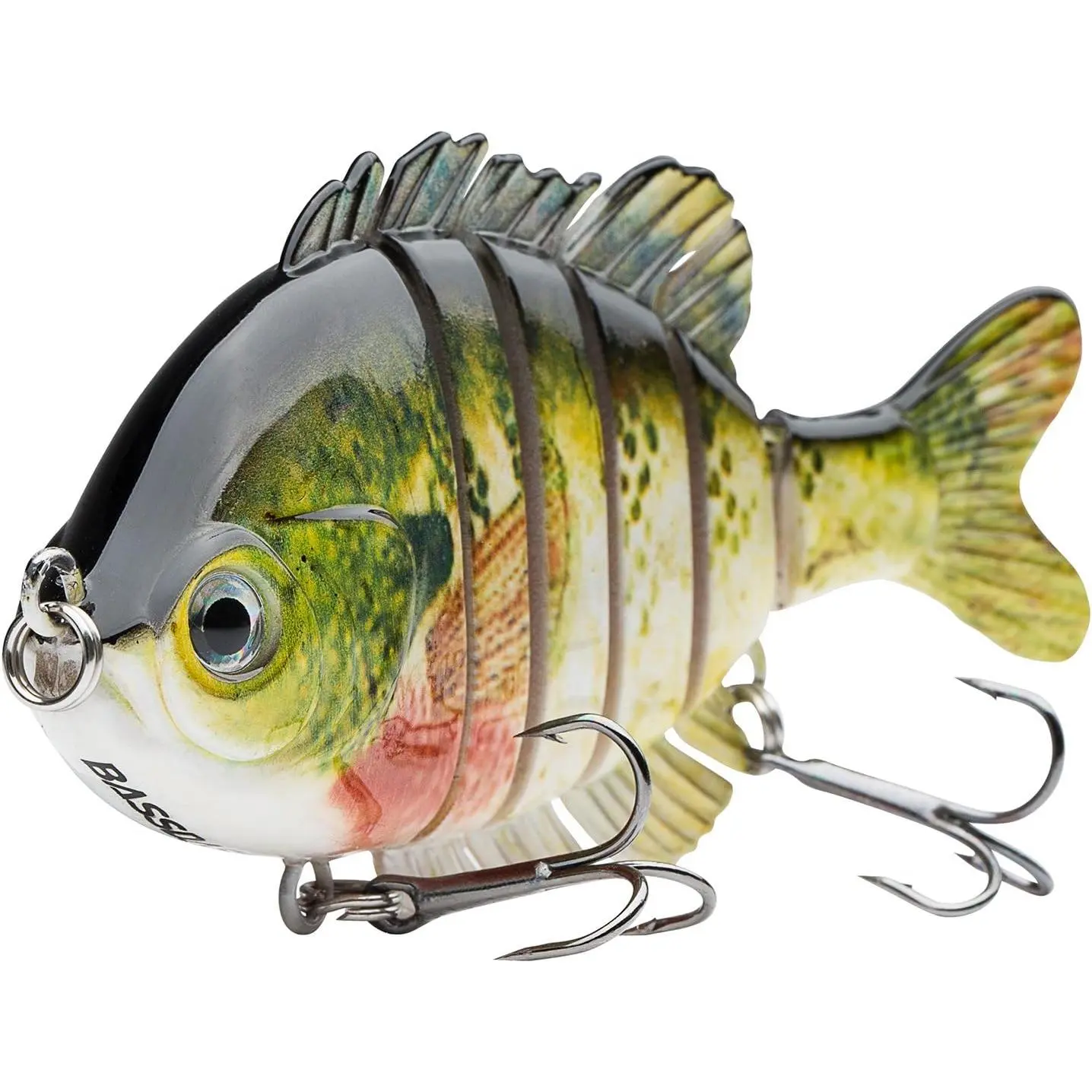Multi Jointed Panfish Bluegill Swimbaits Hard Topwater Bass Lures Fishing Lure Crank Saltwater 3.5in/0.85oz