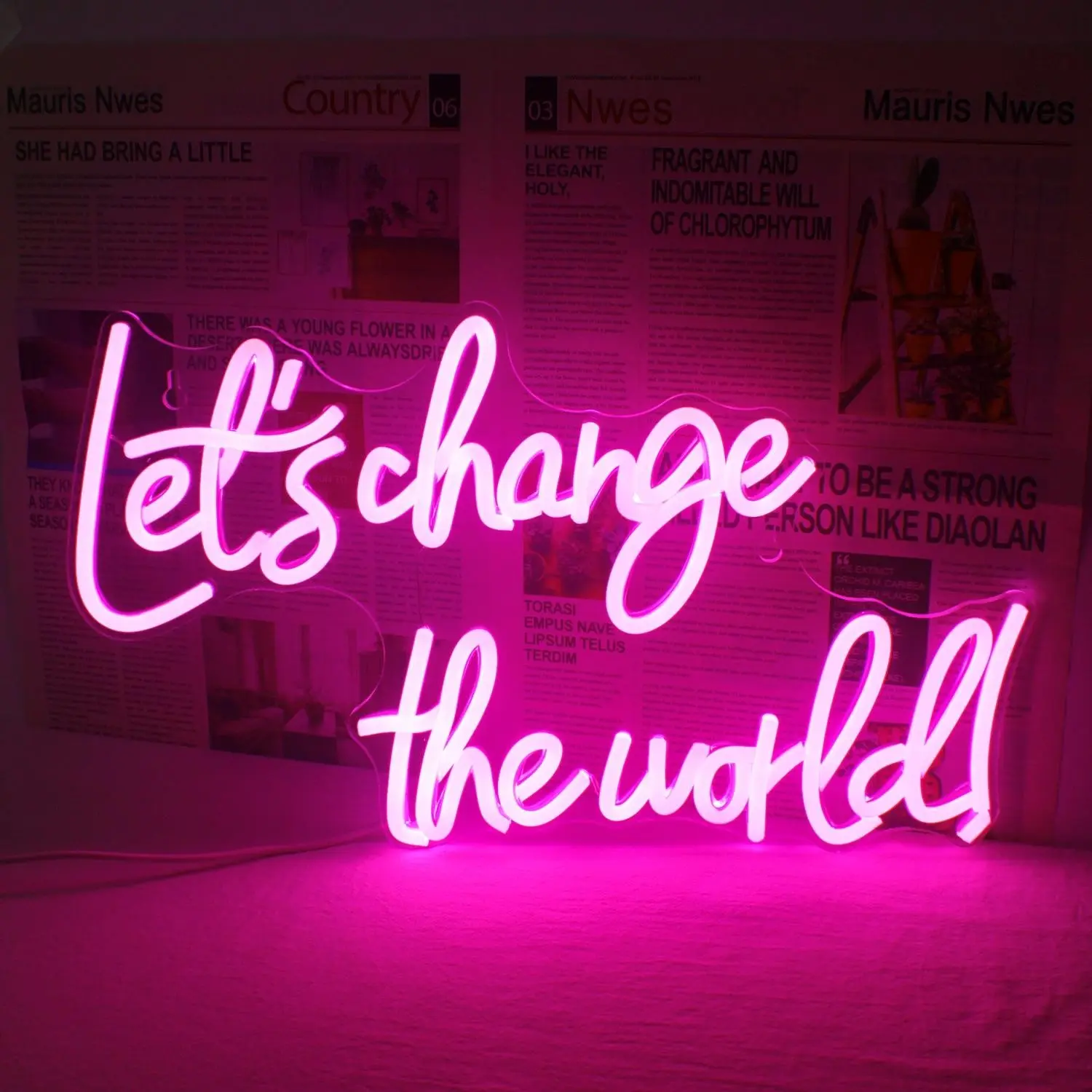 Personalized Neon Sign, LED Glow Wall Mount, USB Powered, Home Office Decor, Party Gift, Adjustable Lighting Feature