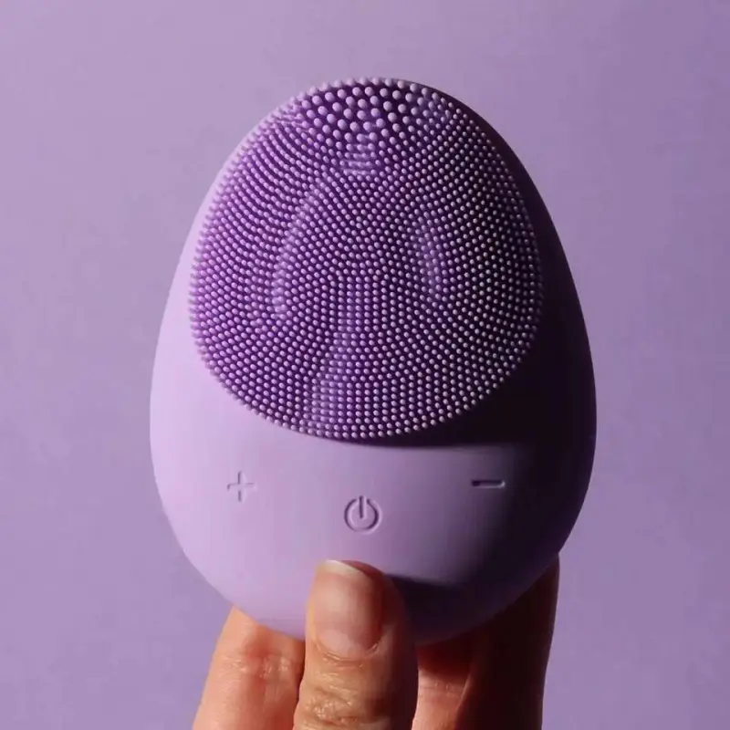 Mini 6500RPM Electric Ultrasonic Face Brush Cleanser Face Care Deep Cleansing Brush Usb Silicone Face Scrubber Cleaning Brushes