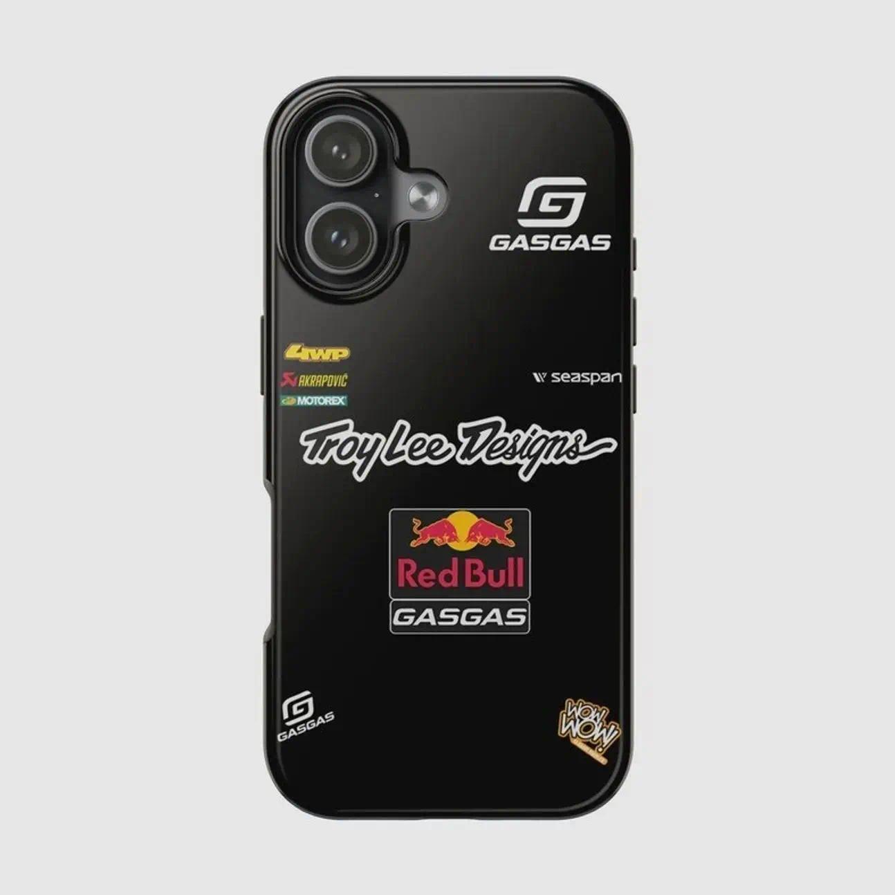 Red Bull KTM GasGas Racing phone Cases For iPhone 17 16 15 14 13 12 Promax Pro Plus, Double-layer hard shell protection,best Gift