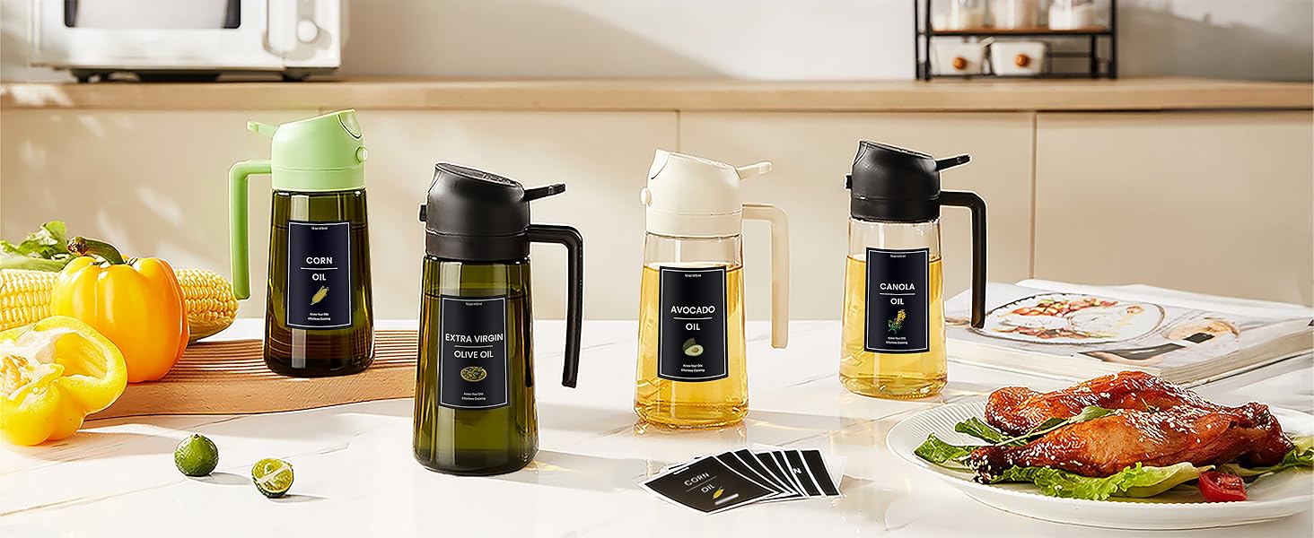 Leakproof Glass Olive Oil Dispenser Bottle with Auto Flip Cap, Condiment Container for Vinegar, Soy Sauce, Cooking Oil, Kitchen Gadget Leakproof Glass Olive Oil Dispenser Bottle with Auto Flip Cap, Condiment Container for Vinegar, Soy Sauce, Cooking Oil, Kitchen Gadget