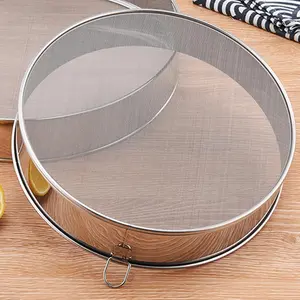 Stainless Steel Ultra-Fine Mesh Flour Sieve Spoon, Rust-Proof Baking Strainer Utensil, Ideal for Home Kitchen Dessert Baking