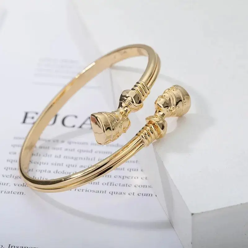 Egyptian Queen Nefertiti Adjustable Cuff Bracelet Stainless Steel Jewelry Gift Egyptian Queen Nefertiti Adjustable Cuff Bracelet Stainless Steel Jewelry Gift