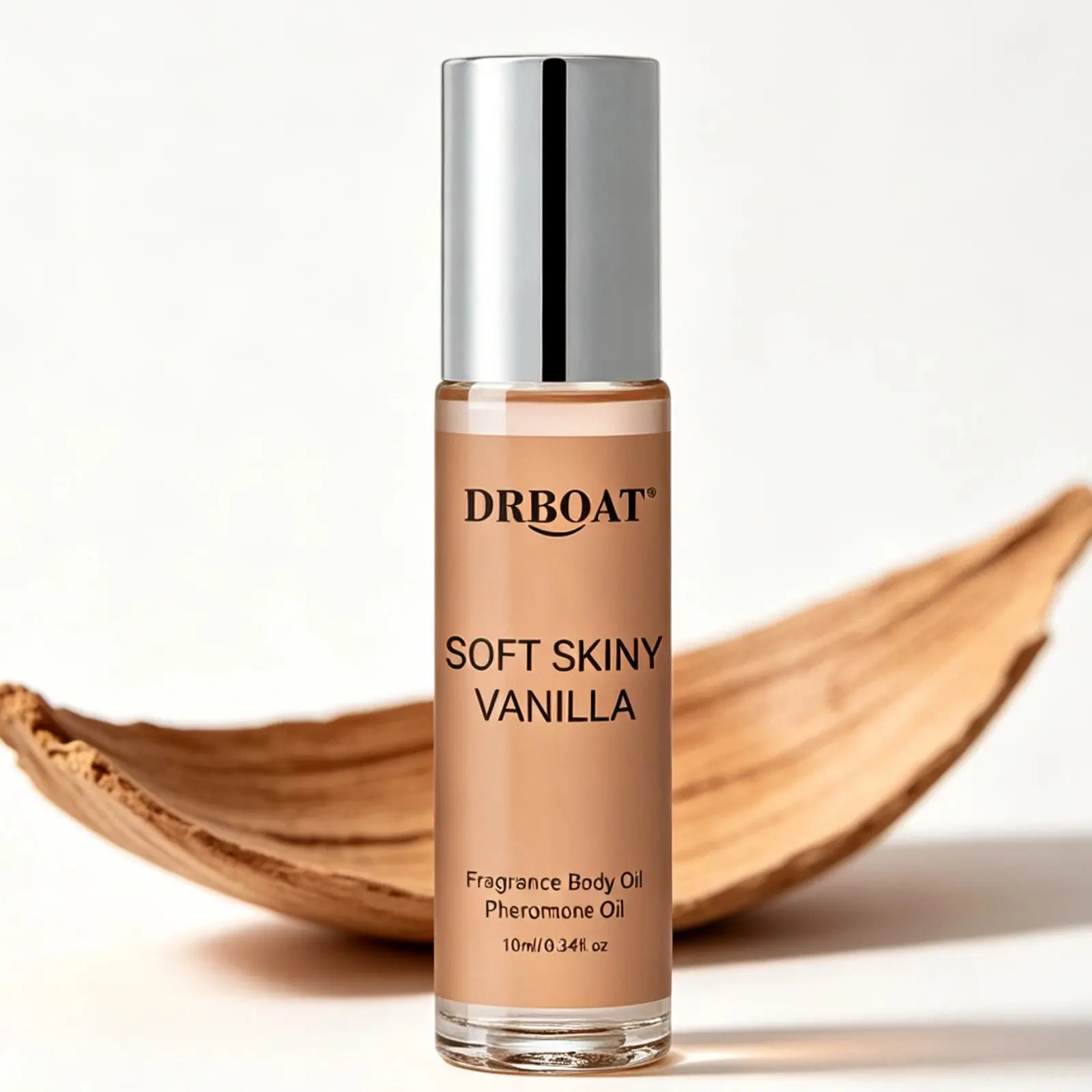 10ML Soft Skiny Vanilla Pheromone Oil - Roll On Subtle Vanilla-Woody Scent Perfume Oil, Original Faux Natural Body Scent Eau de Toilette for Men and Women, Gentle Fragrance Oil Cafe or Home Bedroom Use