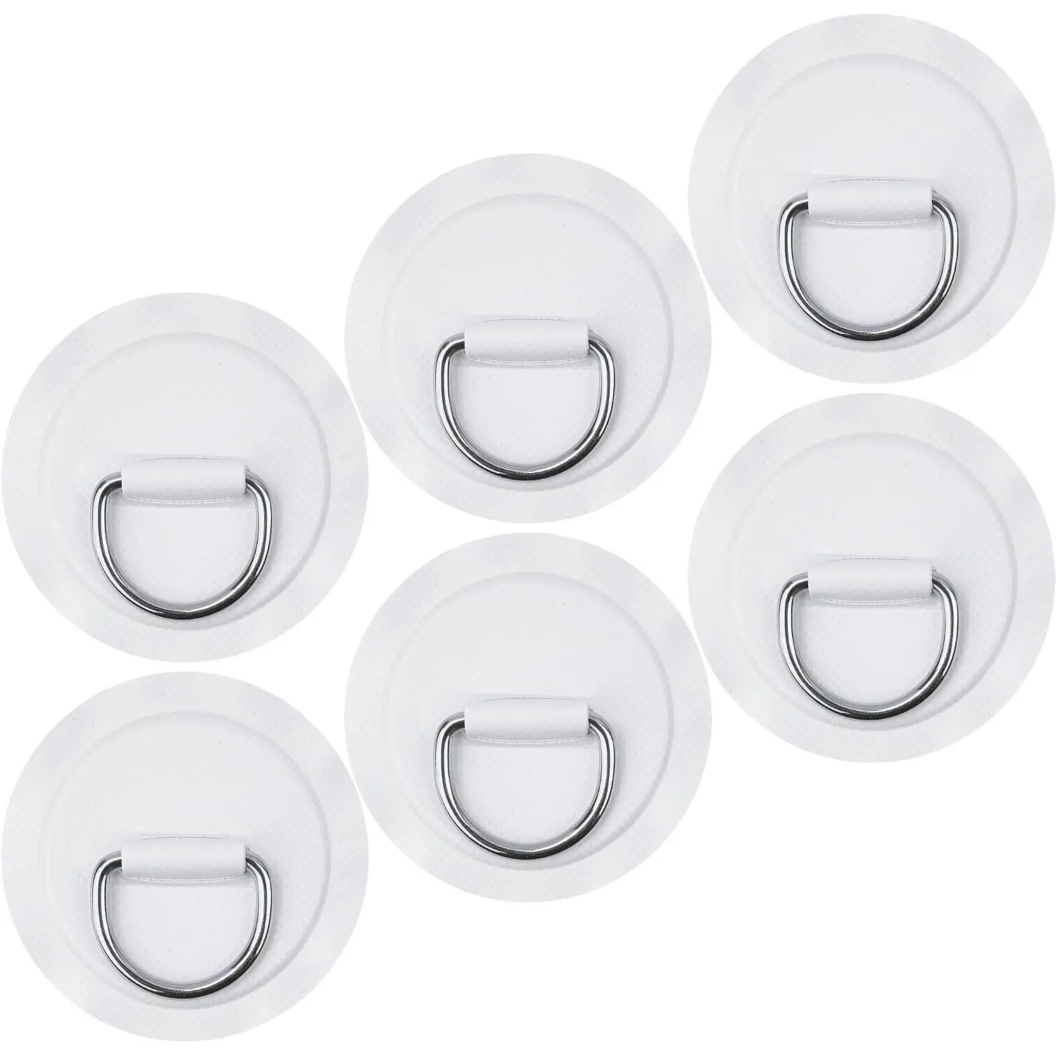 Stainless Steel D-Ring Patch Kit, PVC Paddle Board D-Rings for Kayak, Inflatable Boat, Canoe, SUP, Waterproof, No Glue IncludedGift