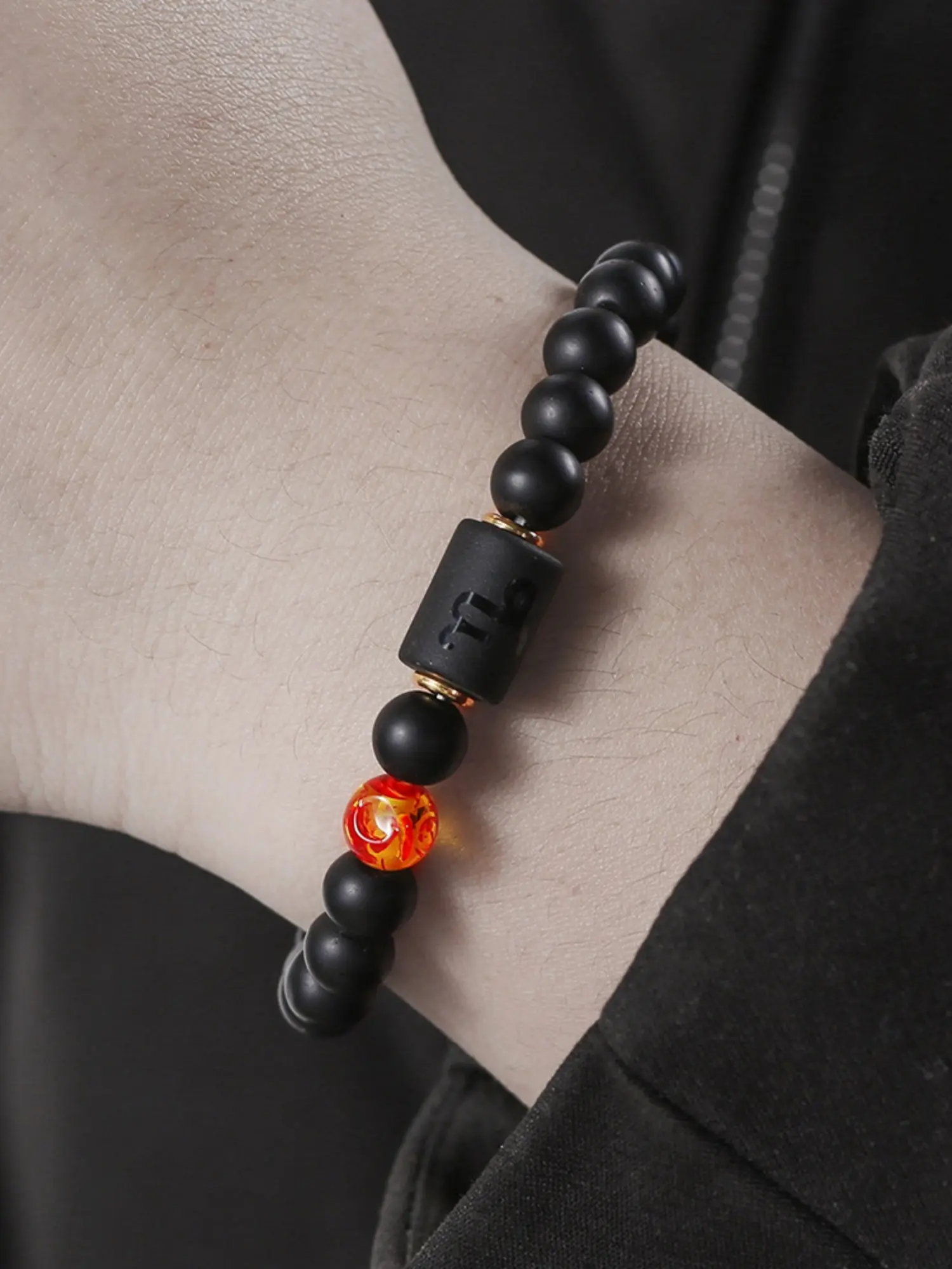 12 Zodiac Bracelet for Men and Women, Agate Beaded Elastic Buddha Beads, Couple Friendship Jewelry, Adjustable Stretchy Wristband