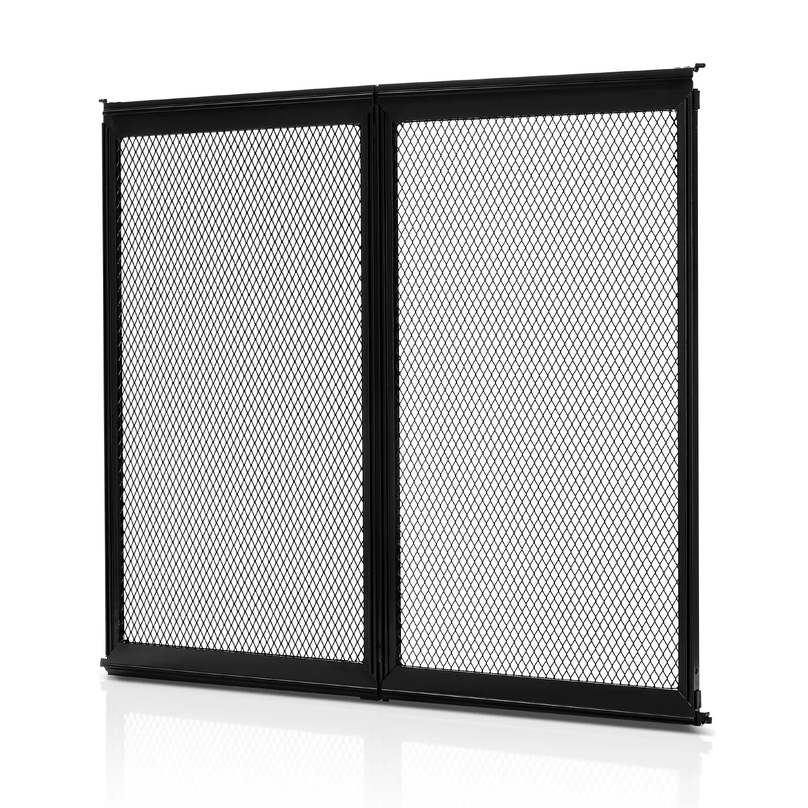 【toolupgrade】VEVOR Aluminum Alloy RV Screen Door Protector, 22.5x20 Inches Door Grille with Reinforced Frame, Easy Install Breathable Mesh, Black Camper Entry Pet Protector