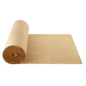 VEVOR Burlap Fabric Roll, 40"x 300 ft 45x 45 High Density Wide Natural Burlap Fabric Rolls, Jute Fabric Burlap Tree Wrap Roll, for Decor, Crafts, Wedding, Gardening, Plant Tree Winter Covering
