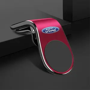 Car Logo Metal Magnetic Phone Holder, Elegant Design, Practical Function, Ideal Gift for Car Owners, Ford Accessories
