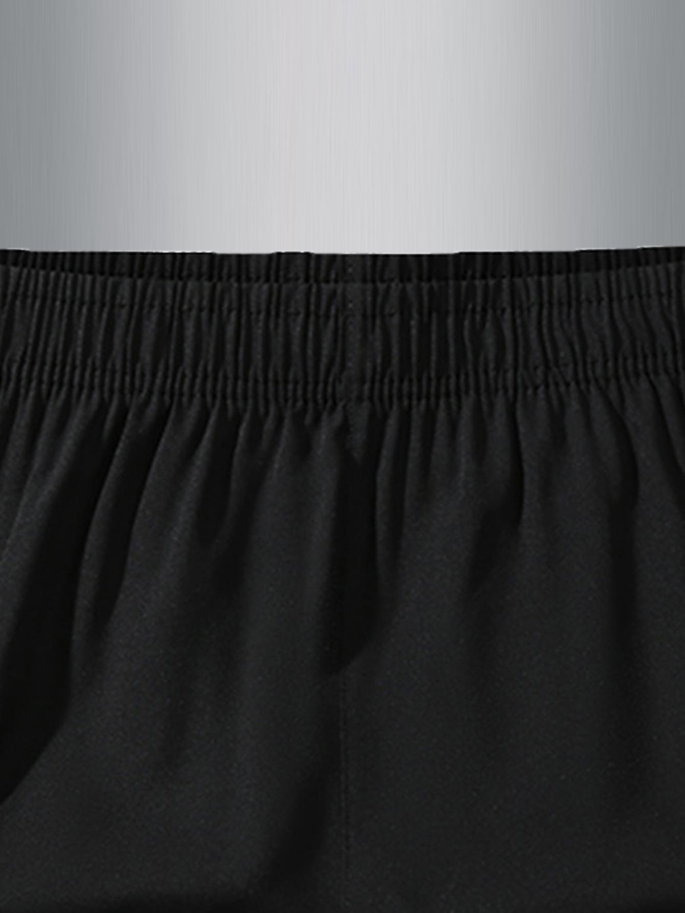 6 Pack Quick Dry Breathable Men's Shorts Casual Sport Style Anti Wrinkle Design Polyester Blend Solid Color Reflective Strips for Running Football Badminton Basketball Ping Pong Weightlifting Gym Workout Men's Shorts Set Shorts SpringStatements