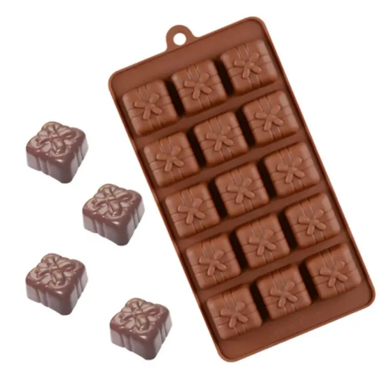 Silicone Chocolate Mold, 15 Grid Chocolate Mold, DIY Baking Tool for Home Kitchen