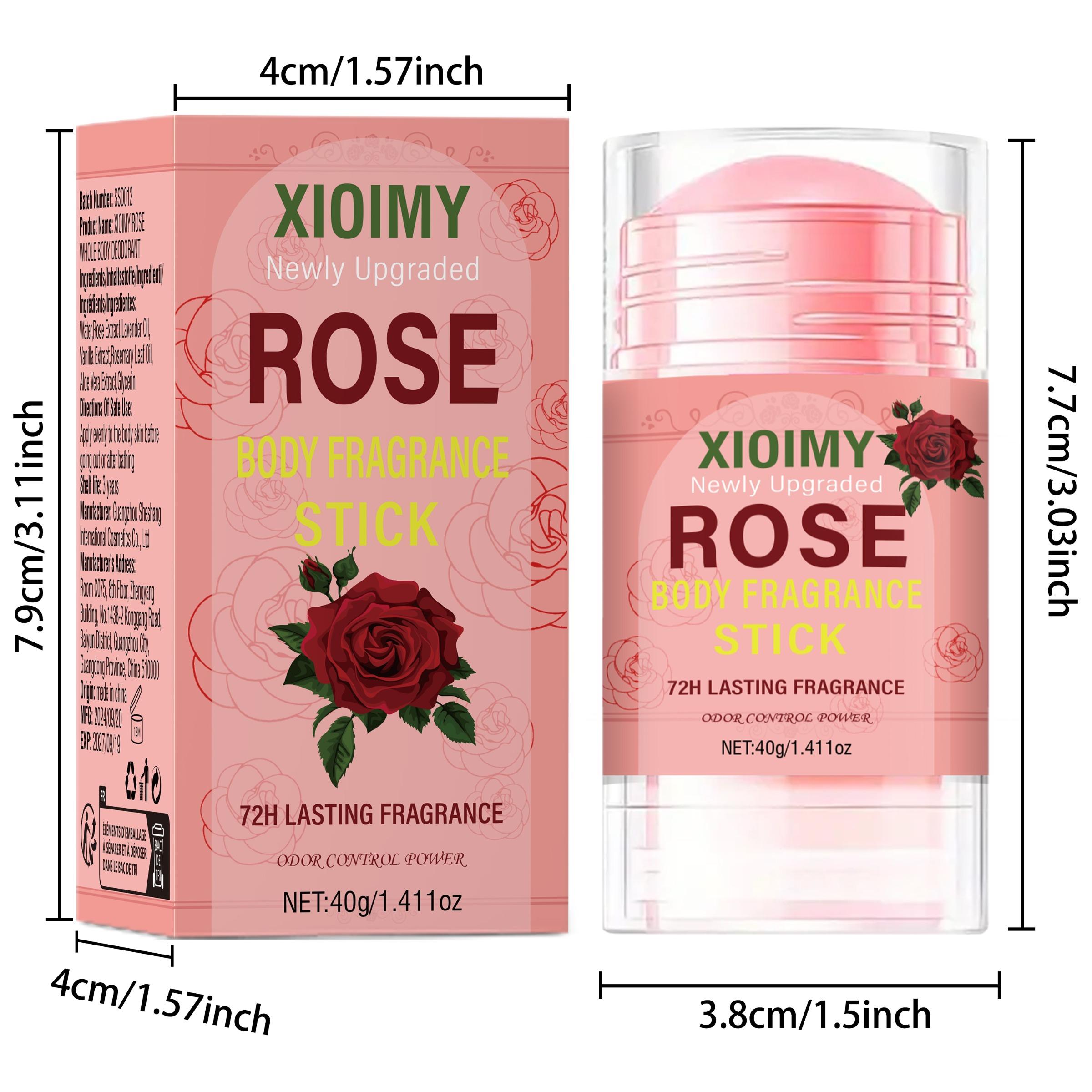 Rose Scented Deodorant Stick, Long Lasting Fragrance Deodorant, Body Care Product for Underarm, Body, Private Parts, Persistent Body Odor, Body Odor Remover, Body Care Product, Cosmetic