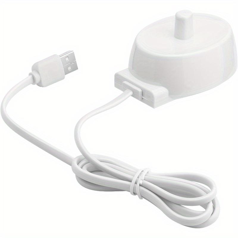 Electric Toothbrush Replacement Charger for Braun Oral-B Electric Toothbrush, Inductive Charging Base Portable Lightweight Oral-B Waterproof Power Cord Environmental ABS, Model 3757