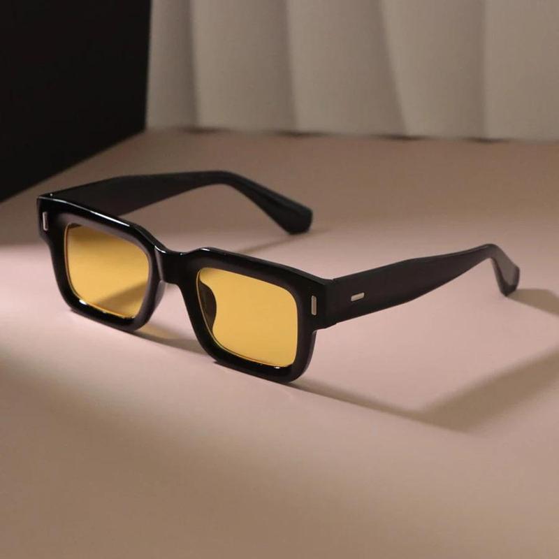 3-Pack Square Vintage Sunglasses Men Women Outdoor Retro Sun Glasses Mirror Frame Punk Style Fashion Eyewear