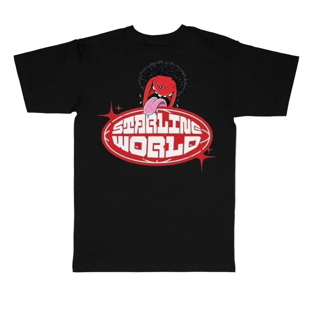 StarlineWorld (Black-RedDude) Tee