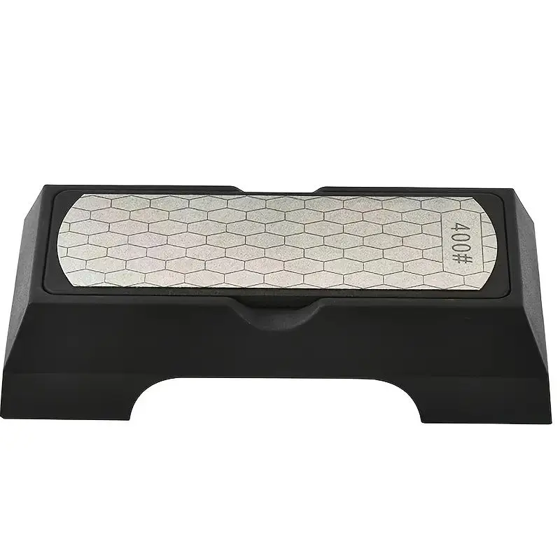 Diamond Double-sided Sharpening Stone 400#/1000# with Coarse And Fine Grit And Non-slip Base - Suitable for Kitchen Knives, Chisels, Axes, And Woodworking Tools, Providing Practical Gifts for The Home