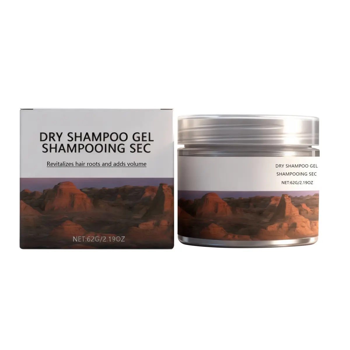 Waterless Volumizing Styling Hair Gel, Lightweight Non‑Greasy Formula with Coconut Oil, Creates Natural Fullness & Texture for Limp Flat Hair, Daily Hairstyle Helper
