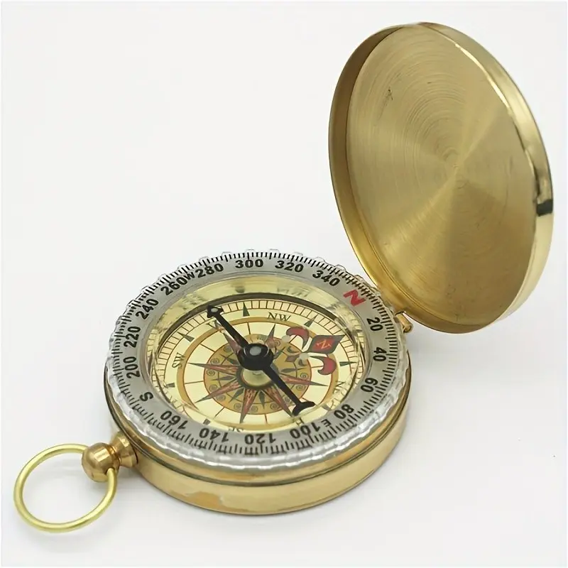 Multifunctional Portable Compass, Mini Map Scale Compass, Ideal for Outdoor Travel, Camping, Hiking, Fishing, Training, Teaching