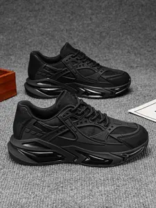Men's Breathable Running Shoes, Comfortable Design, Wide Sport Shoes with Rubber Sole, Durable, Suitable for Tennis and Running Lovers