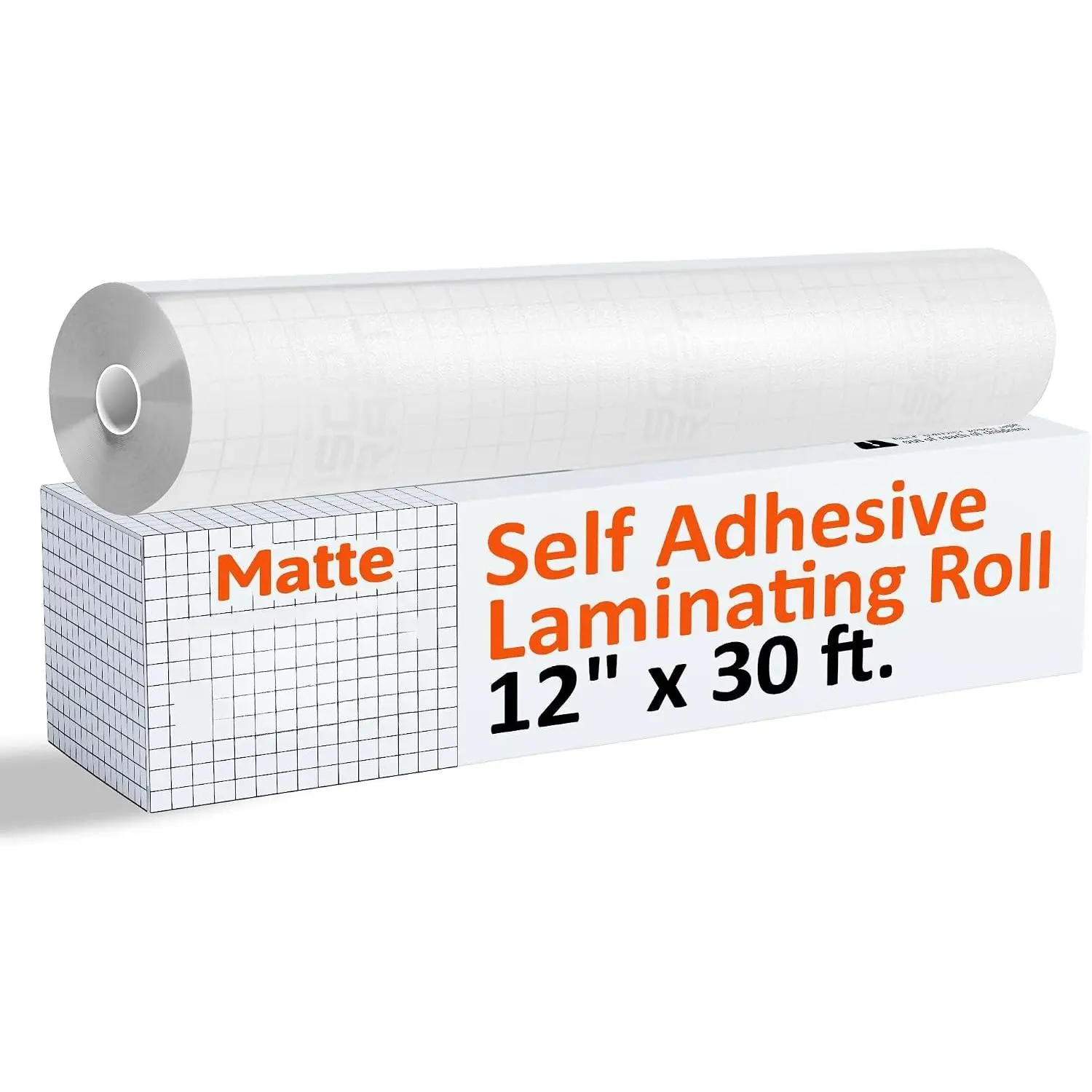 Matte Clear Self Adhesive Laminating Roll 12" x 30 ft | Self Laminating Sheets for , Sticker, Photos &  No Heat Sealing, Clear Sheets