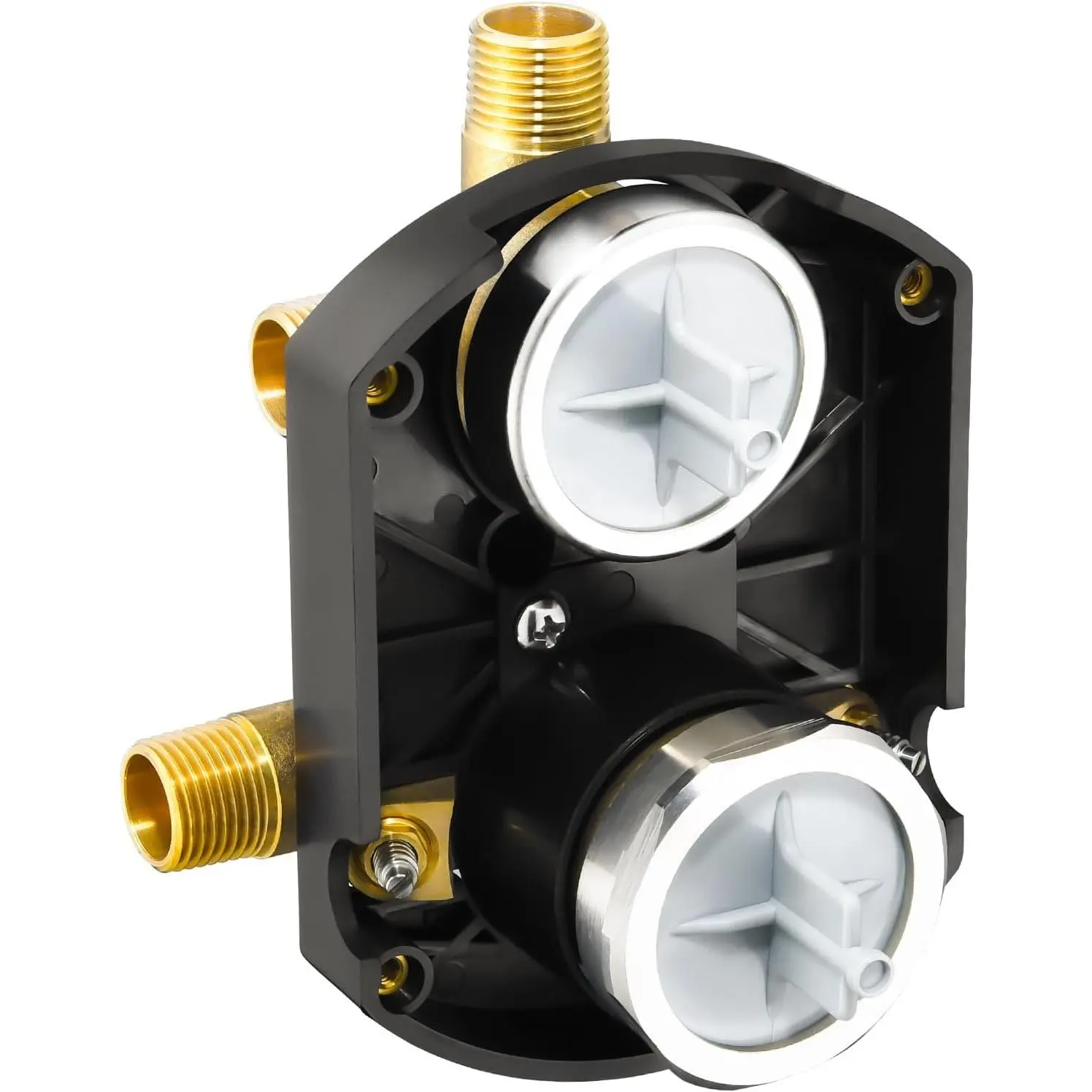 R22000-WS Integrated Shower and Diverter Valve, Compatible with D 3-Setting or 6-Setting Integrated Diverter Valve Trim kit, with Screwdriver Stops