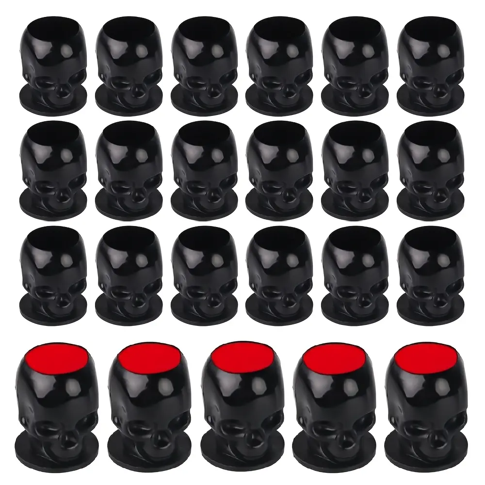 Skull Shape Tattoo Ink Cups Set - Vibrant Beauty & Personal Care Supplies for Tattoo, Eyebrow Embroidery - Beginner-Friendly Wireless Kit