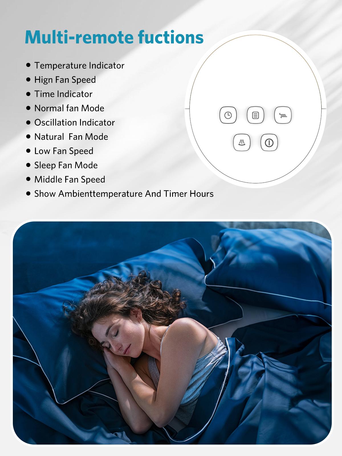 COWSAR 36" Tower Fan with Remote Control, 3 Modes, LED Display, 85° Oscillation, Portable Floor Bladeless Fan for Bedroom Living Rooms Home Office, White COWSAR 36" Tower Fan with Remote Control, 3 Modes, LED Display, 85° Oscillation, Portable Floor Bladeless Fan for Bedroom Living Rooms Home Office, White