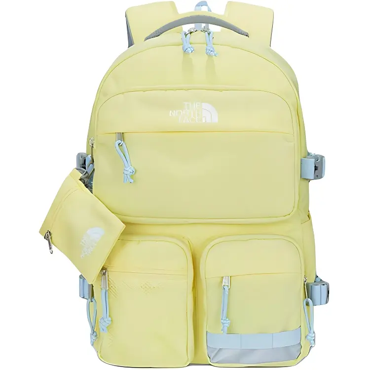 The North Face 17.9L Minimalist Versatile Outdoor Backpack for Men and Women – Polyester, Swan Yellow