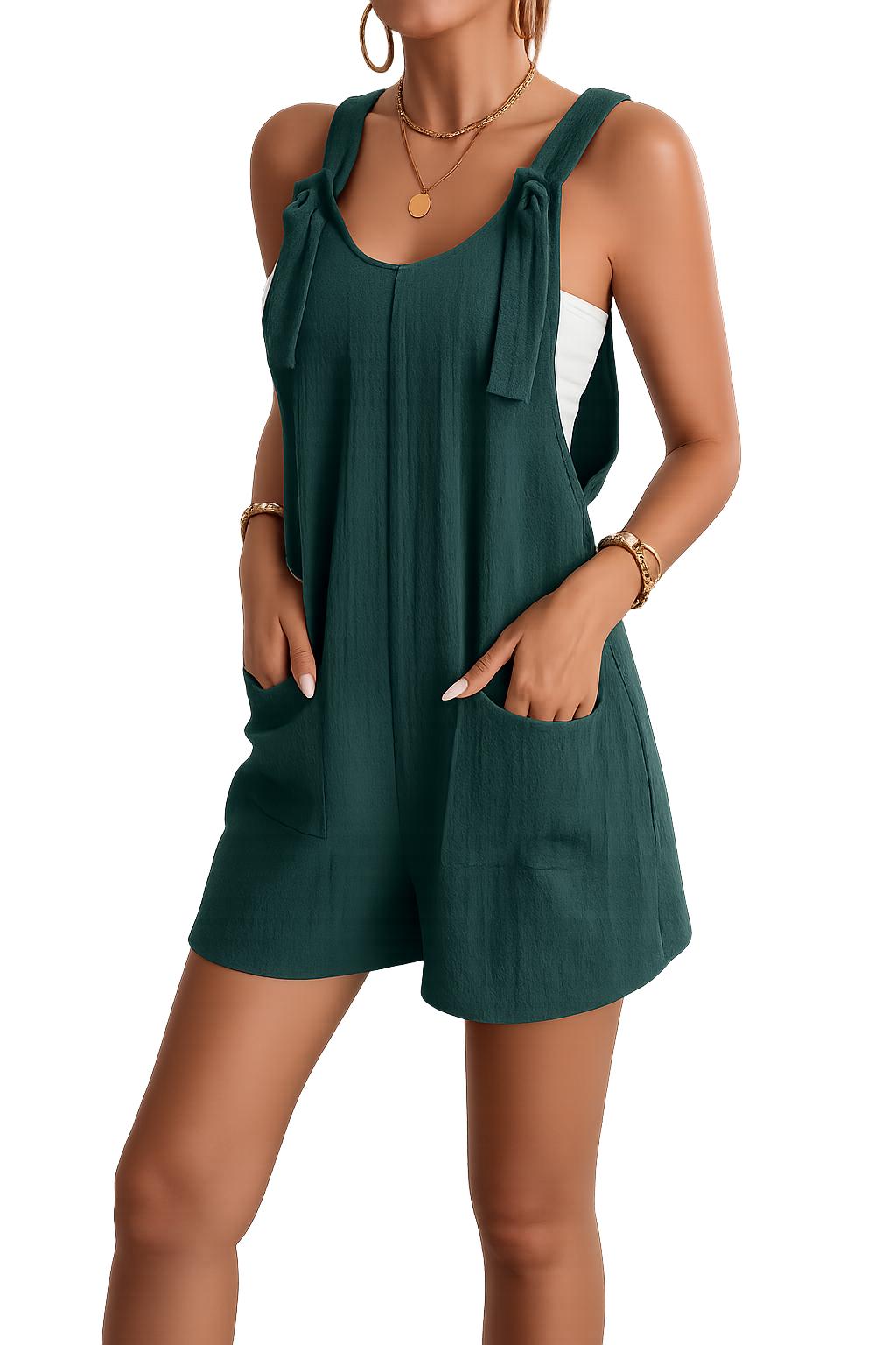 2026 Women's Summer Leisure Fashion Tank Top Short Pants Overall Skirt Bib Bottoms for Women