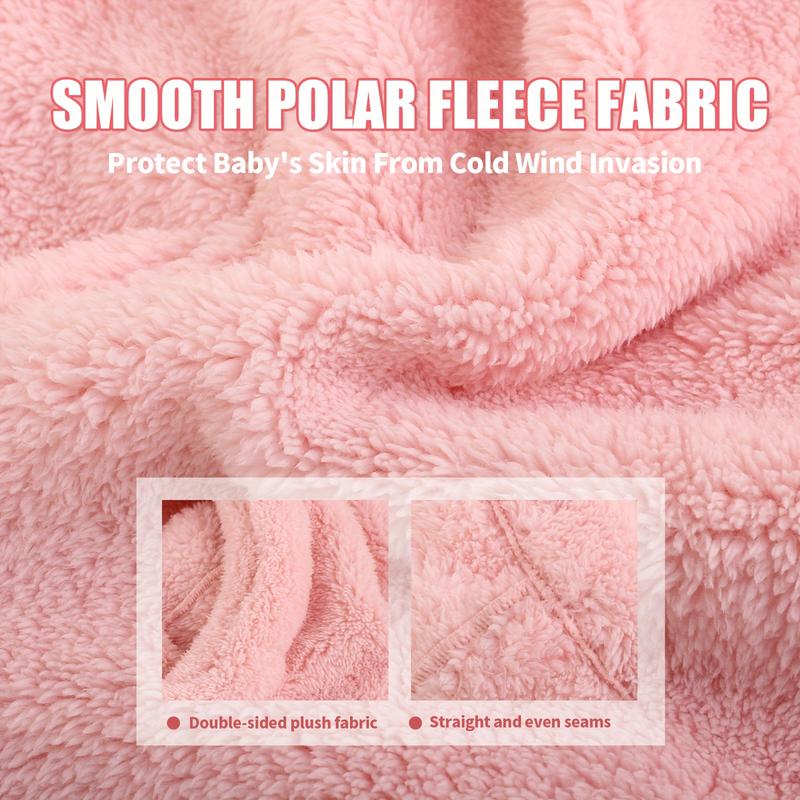 Kids Winter Cute Ear Warm Balaclava with Hood - Lightweight Windproof Face Mask for Outdoor Skiing & Cycling, Thickened Polyester, Adjustable Drawstring, Machine Washable, White with Black Accents