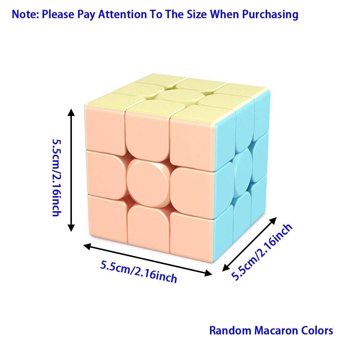 3x3x3 Magic Cube, Smoothly Quickly Speed-Adjustable Twist Cube, Eco-friendly Durable Puzzle Cube for Kids Boys Toddler, Rubikscube