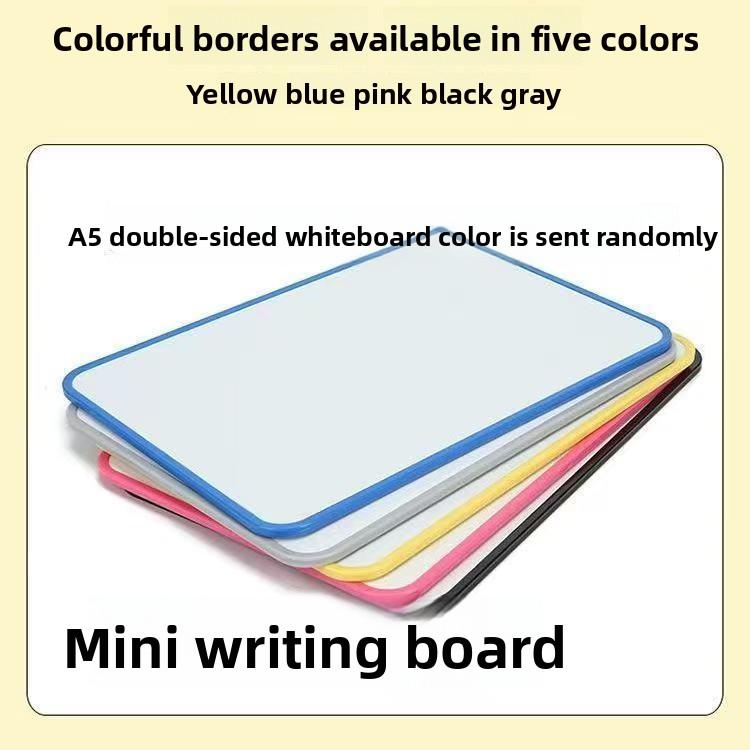 Double Sided Magnetic Stand Type Small Whiteboard Writing Board Children Learning Home Use Erasable Desktop Memo Blackboard