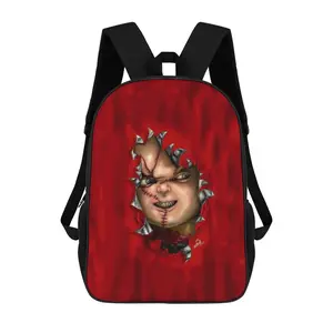Chucky Horror Backpack - Large Capacity, Adjustable Shoulder Straps and Zipper Closure, Perfect for Fans, Travel, College Students - Casual Style