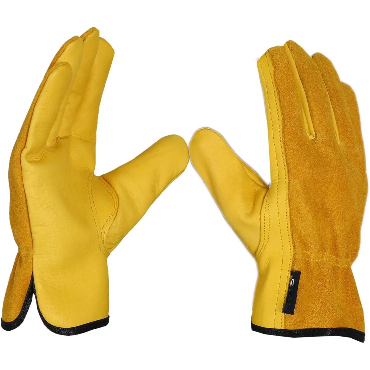 Leather Working Gloves Work Gardening Gloves Thorn Proof Garden Heavy Duty Utility Men Women Construction