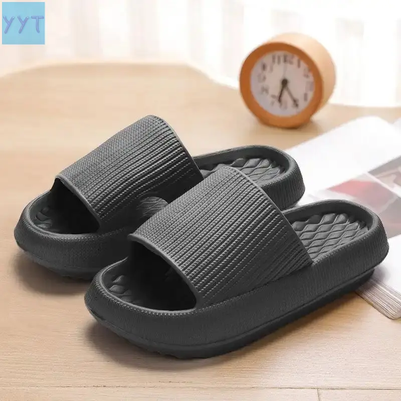 YYT1 Women's & Men's Comfort Athletic Pillow Slides Slippers, Custom Thick Soles, Home Footwear, Slipper, Walking Shoes