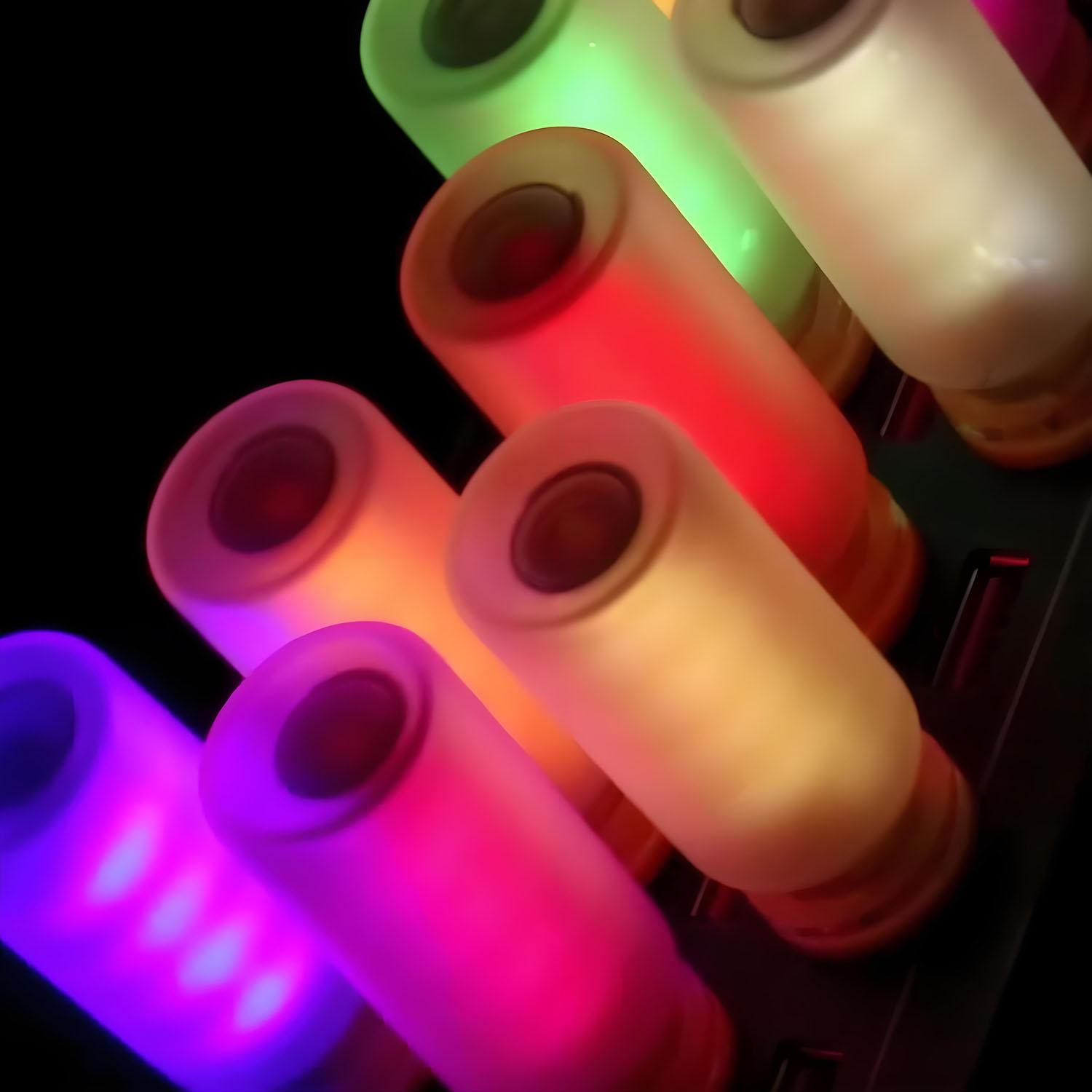 1 USB small night light touch color LED night light in the car ambient light Edison bulb incandescent ceramic light sanding touch bedside sleeping light portable multi-color LED ambient light that lights up