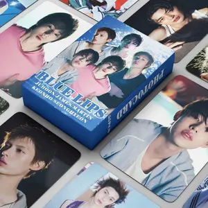 In Stock 55Pcs CORTIS Blue Lips Lomo Photocards, GREENGREEN Album MV Concept HD Matte Photo Cards, Kpop Fan Collection Merch Gift for COER Fans