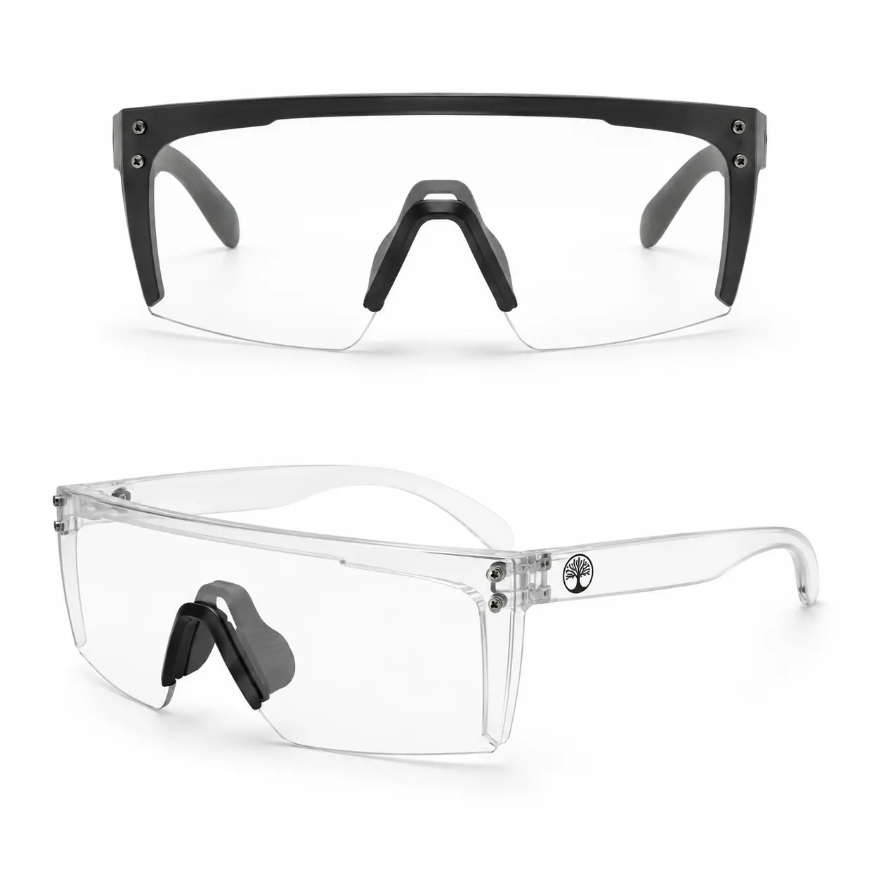 2-Pack  Z87+ Safety Glasses for Men & Women, Clear Wraparound & Photochromic Polarized UV400 Protective Eyewear, Scratch-Resistant Glasses for Work, Lab, Driving, Cycling & Sports